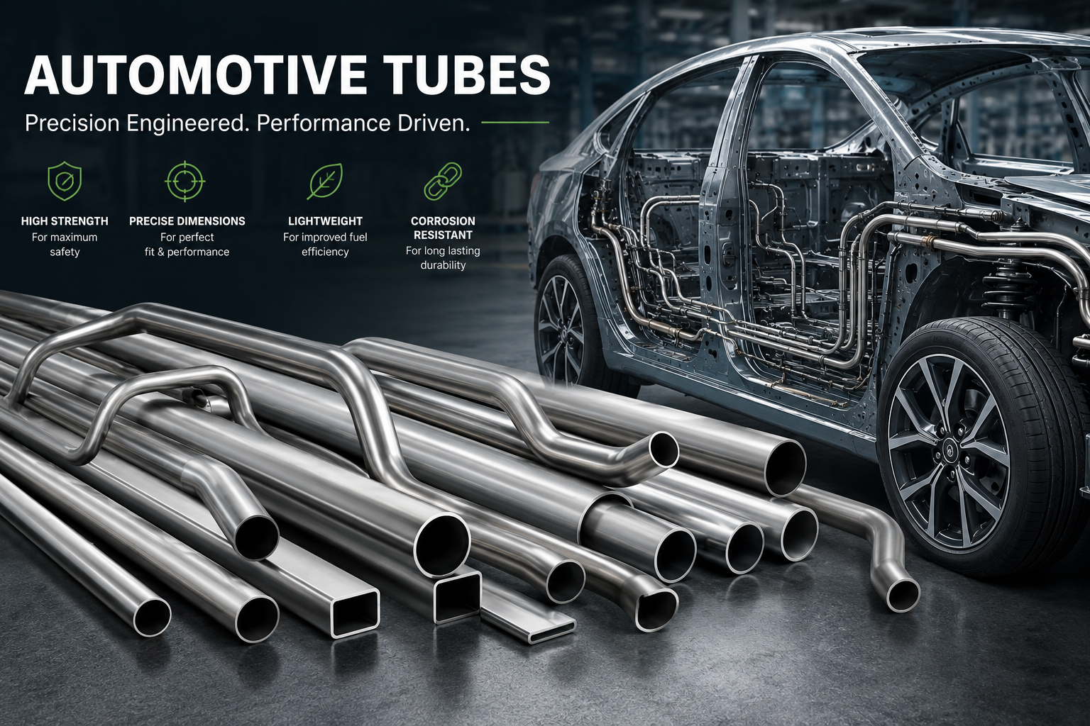Automotive seamless tubes